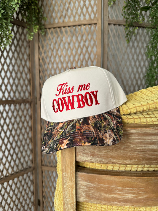 Kiss Me Cowboy Baseball Cap